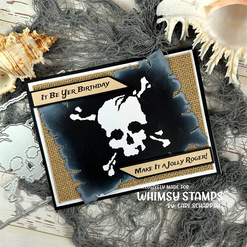 **NEW Treasure Map Die Set - Whimsy Stamps