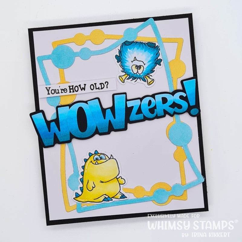 **NEW Weird-O Frame Die Set - Whimsy Stamps