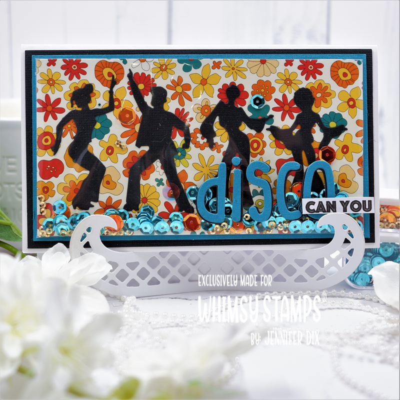 **NEW Retro Dancers Die Set - Whimsy Stamps