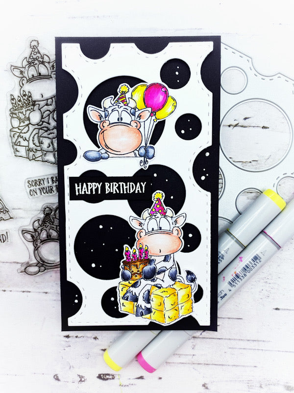 **NEW Party Mood Clear Stamps - Whimsy Stamps