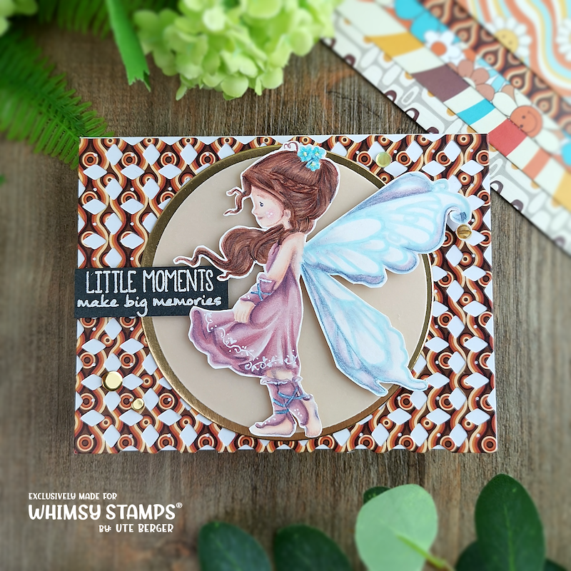 **NEW 6x6 Paper Pack - Retro Vibes - Whimsy Stamps