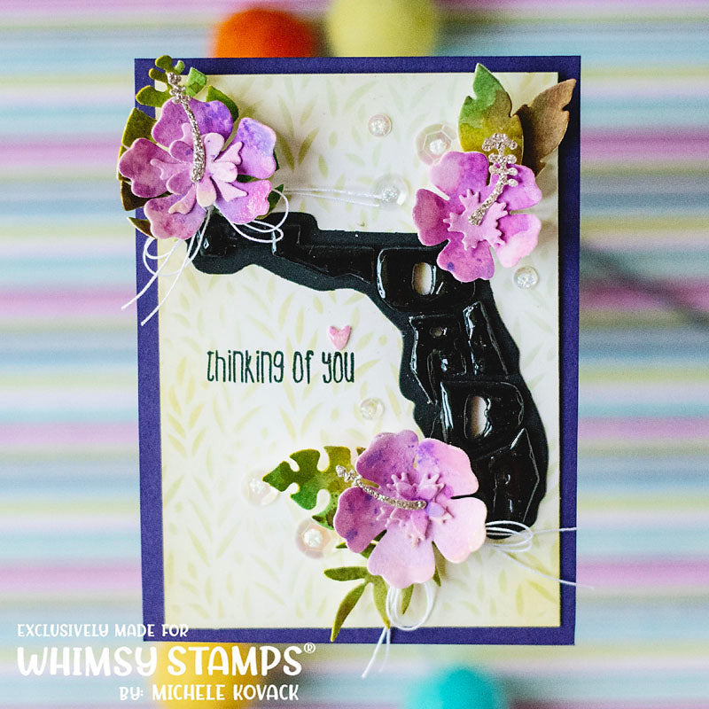 **NEW Hibiscus Flower DIe Set - Whimsy Stamps