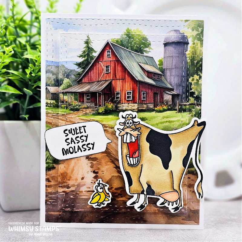 **NEW 6x6 Paper Pack - Country Farm - Whimsy Stamps