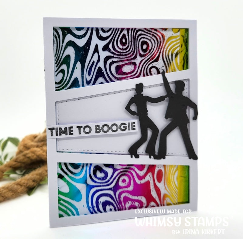 **NEW Retro Dancers Die Set - Whimsy Stamps