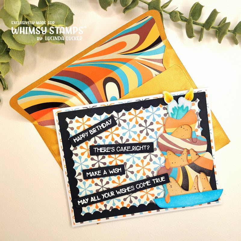 **NEW 6x6 Paper Pack - Retro Vibes - Whimsy Stamps