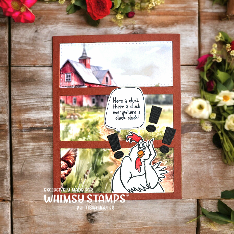 **NEW 6x6 Paper Pack - Country Farm - Whimsy Stamps