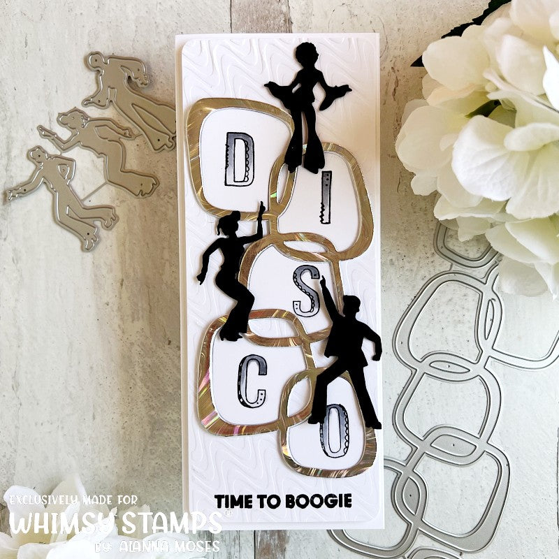 **NEW Retro Dancers Die Set - Whimsy Stamps