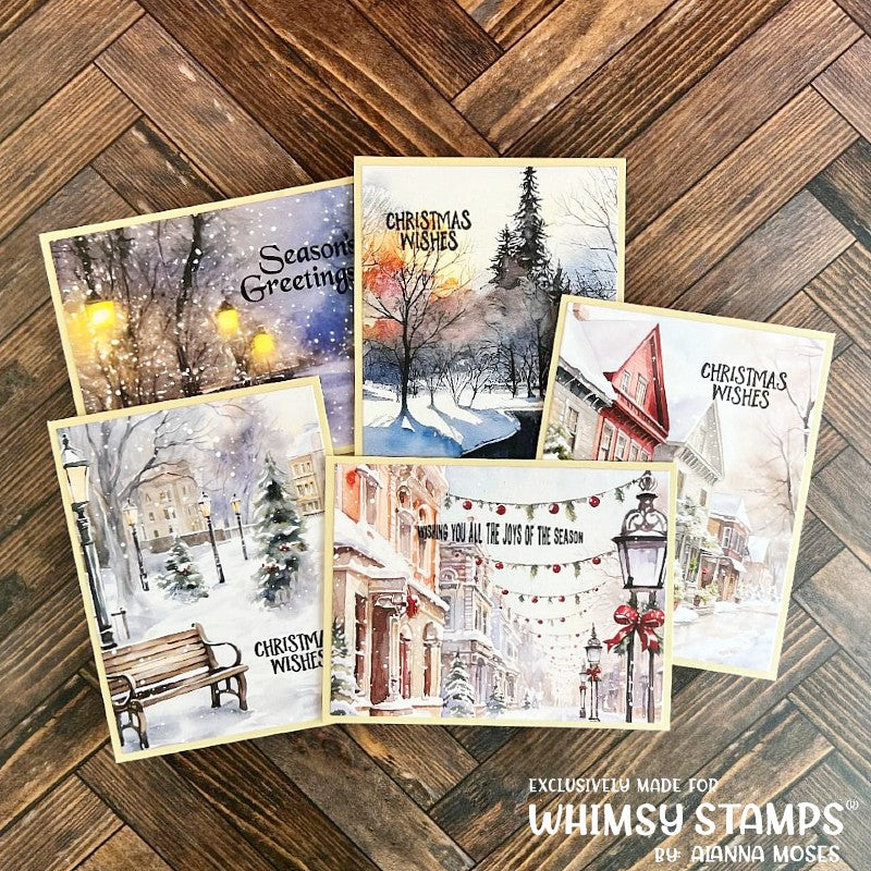 **NEW 6x6 Paper Pack - Dickens - Whimsy Stamps