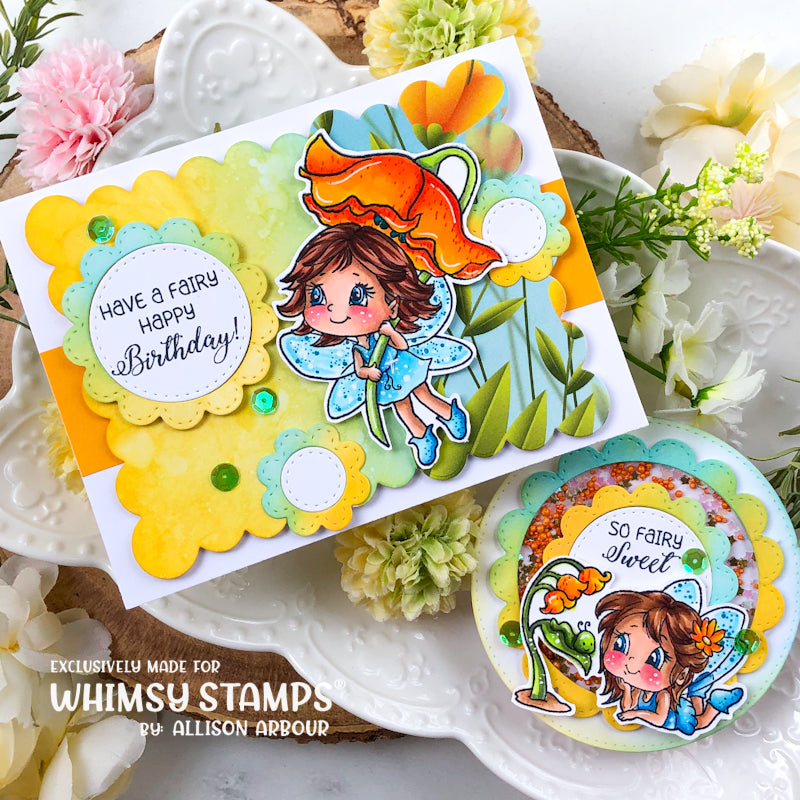 **NEW Fairy Wishes Clear Stamps - Whimsy Stamps