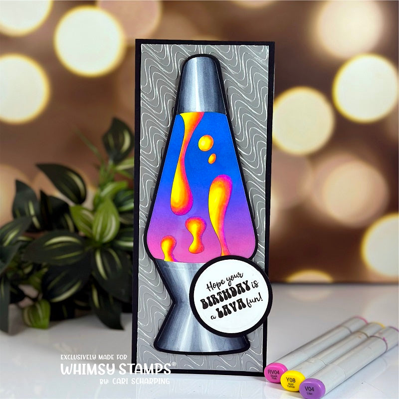 **NEW Lava Lamp Die Set - Whimsy Stamps