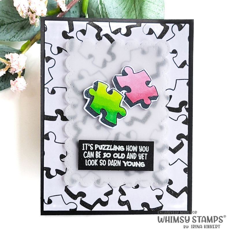 **NEW Puzzle It Clear Stamps - Whimsy Stamps