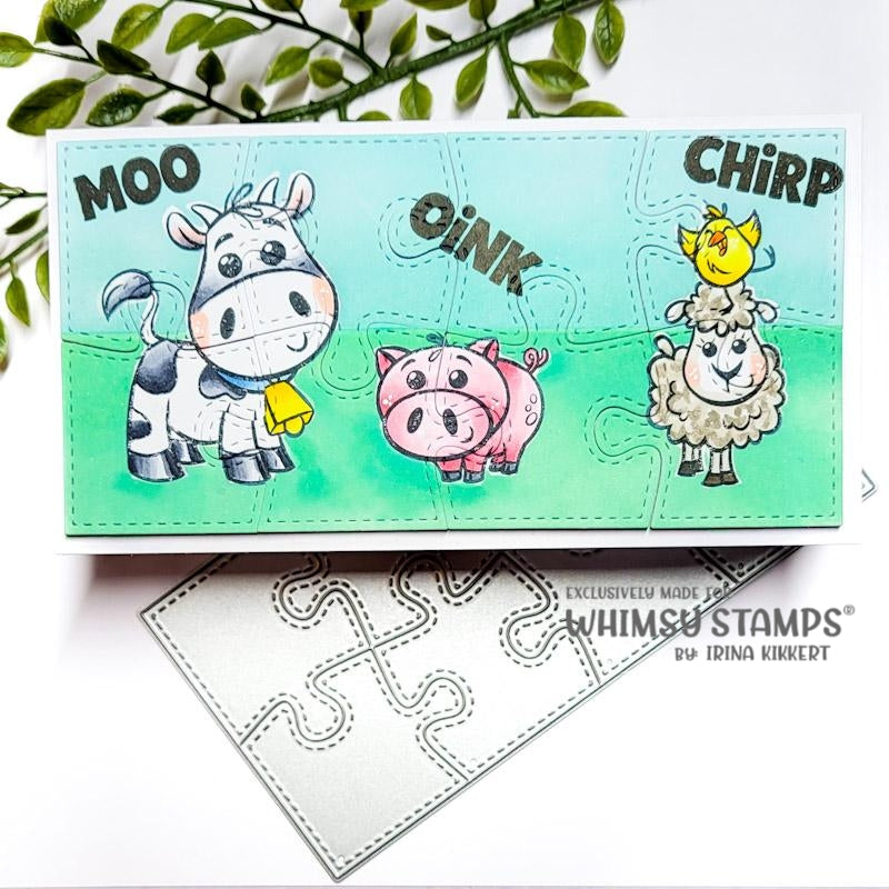 **NEW Barnyard Animals Clear Stamps - Whimsy Stamps