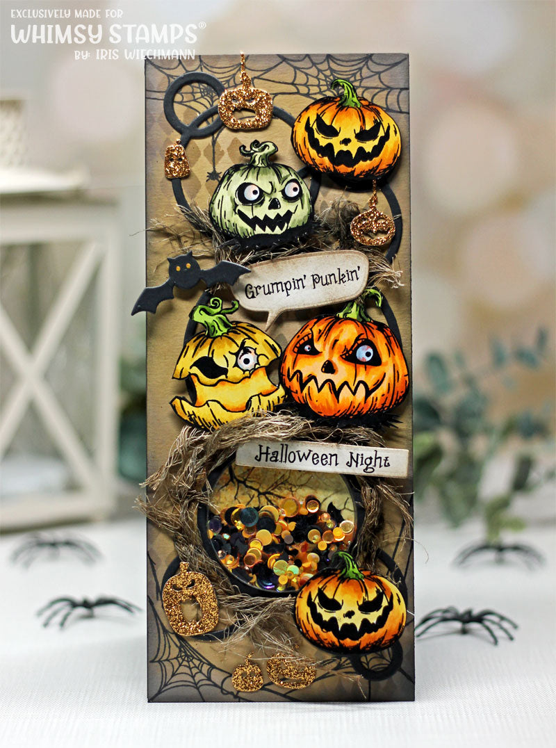 **NEW Grumpin Punkins Clear Stamps - Whimsy Stamps