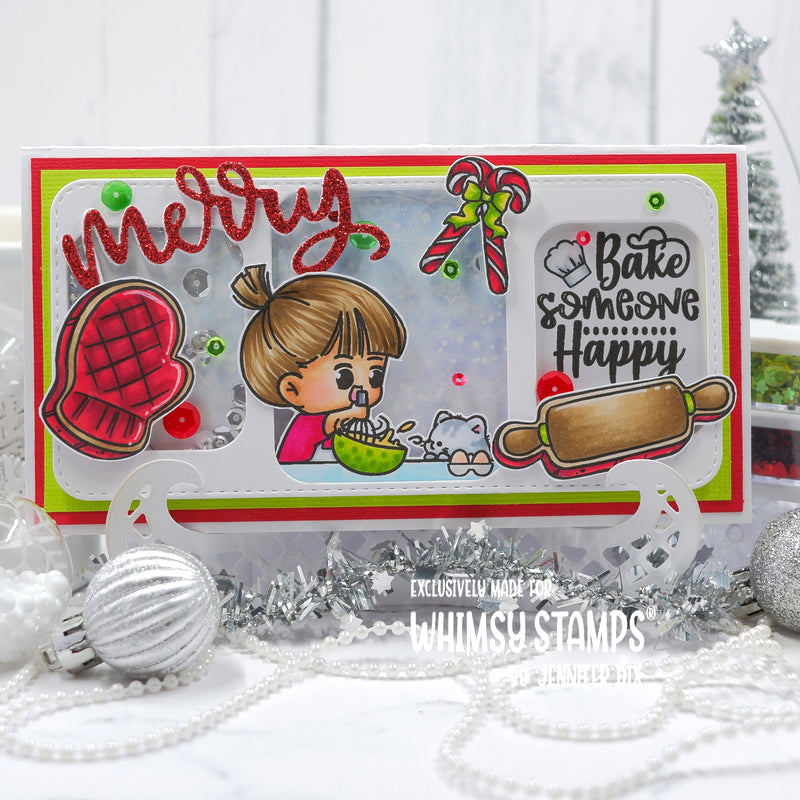 **NEW Just Roll with It Clear Stamps - Whimsy Stamps