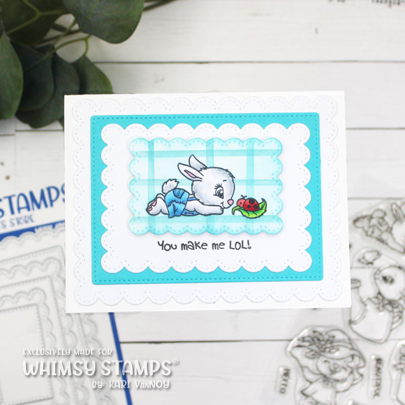 **NEW Bunnies in the Garden Clear Stamps - Whimsy Stamps