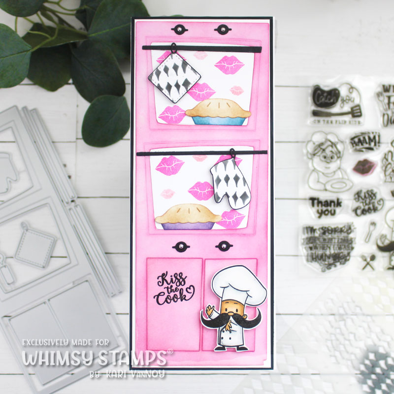 **NEW What's For Dinner Clear Stamps - Whimsy Stamps