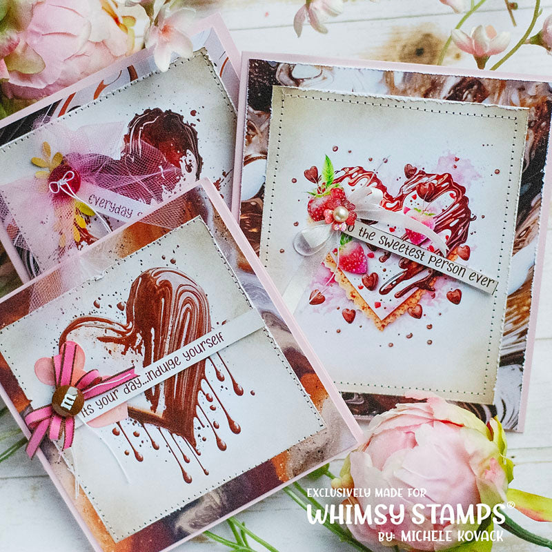 **NEW 6x6 Paper Pack - Chocolate, Caramel, Coffee - Whimsy Stamps