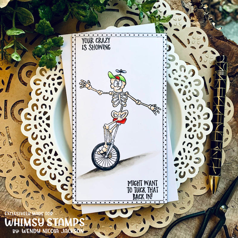 **NEW Never Grow Old Clear Stamps - Whimsy Stamps