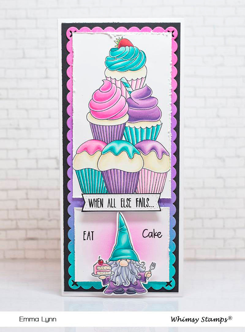 Calories Schmalories - NoFuss Masks - Whimsy Stamps