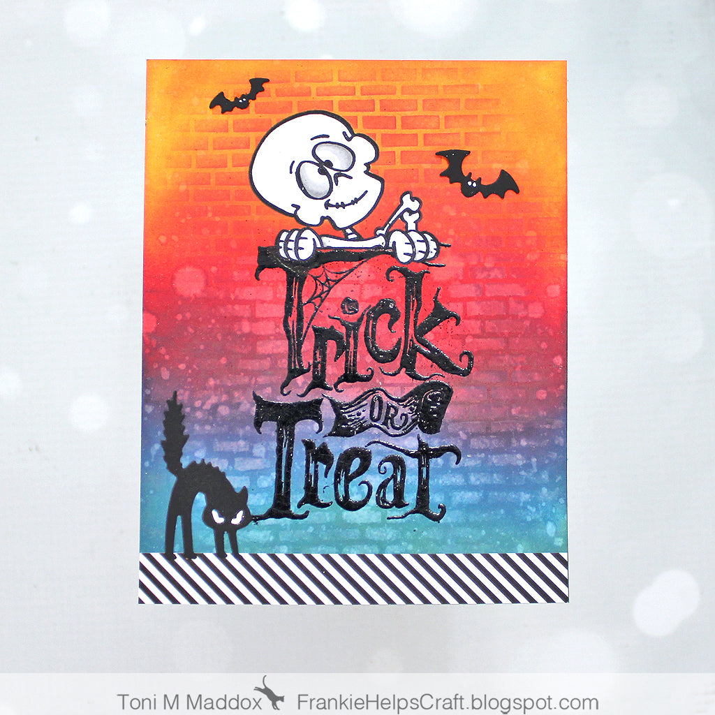 **NEW No Bones About It - NoFuss Masks - Whimsy Stamps