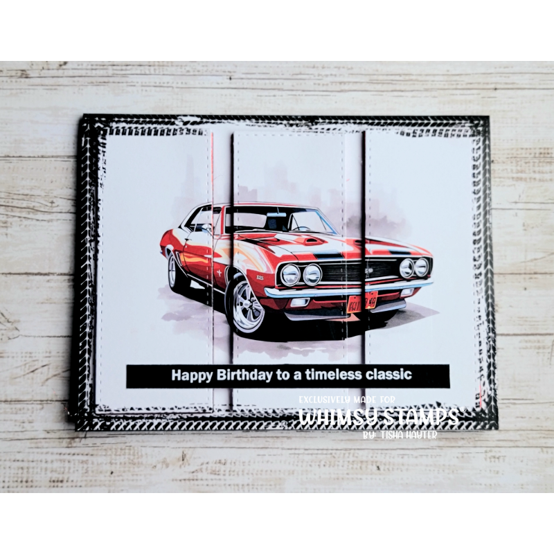 **NEW Quick Card Fronts - Classic Cars - Whimsy Stamps