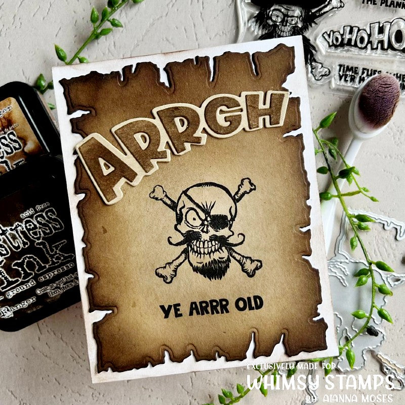 **NEW Blimey Pirates Clear Stamps - Whimsy Stamps