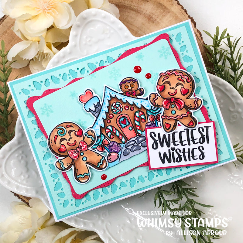 Sweet Gingerbread Couple Clear Stamps