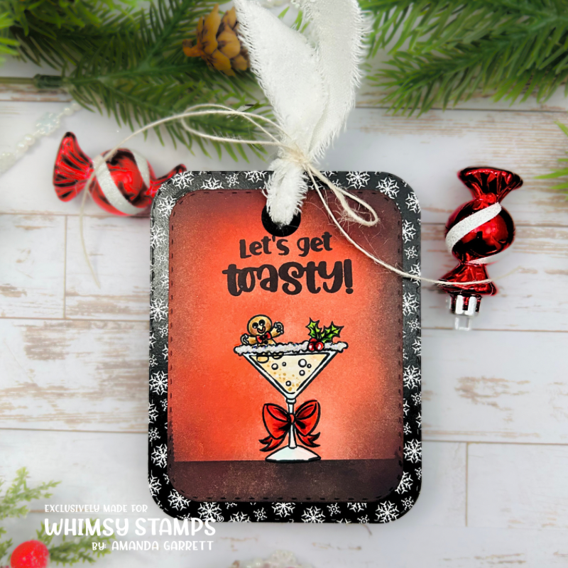 **NEW Cocktails Clear Stamps - Whimsy Stamps