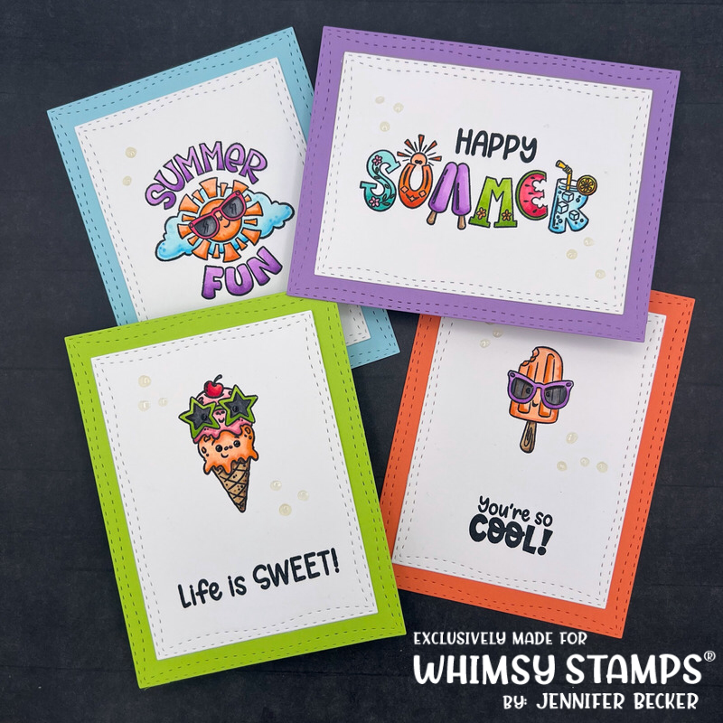 **NEW Sweet Summer Fun Clear Stamps - Whimsy Stamps