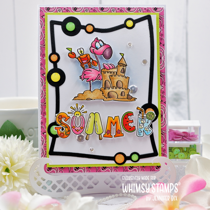 **NEW Beach Babes Clear Stamps - Whimsy Stamps