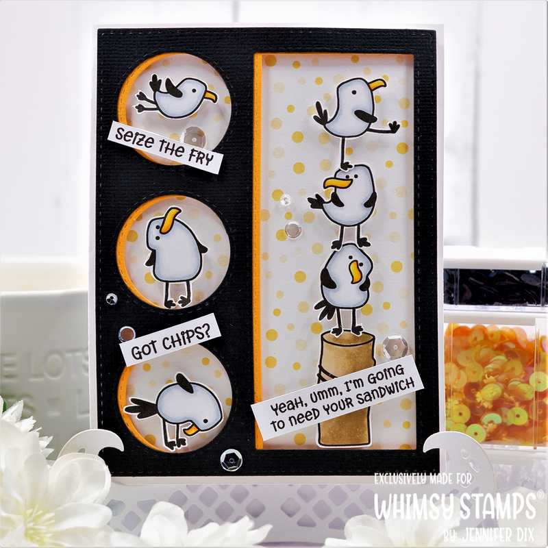 **NEW Gullibles Clear Stamps - Whimsy Stamps