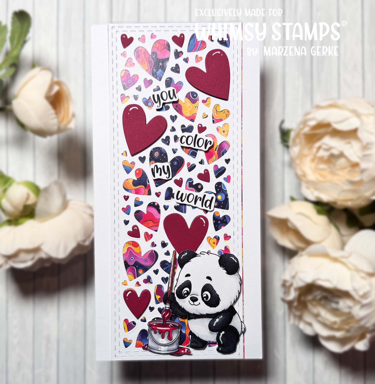 **NEW Panda Painter Clear Stamps