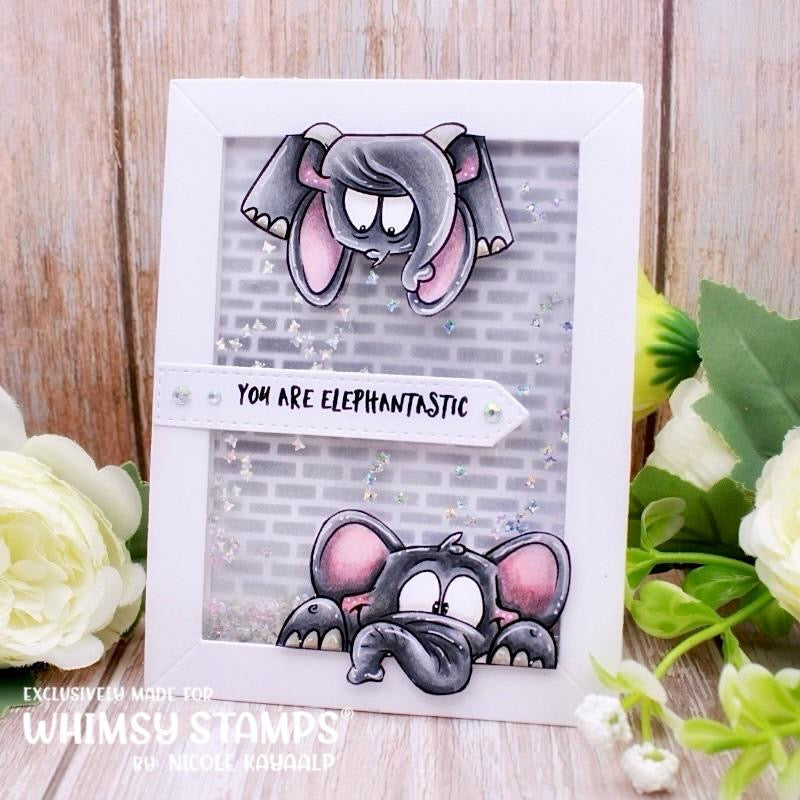 **NEW Elephantastic Clear Stamps - Whimsy Stamps