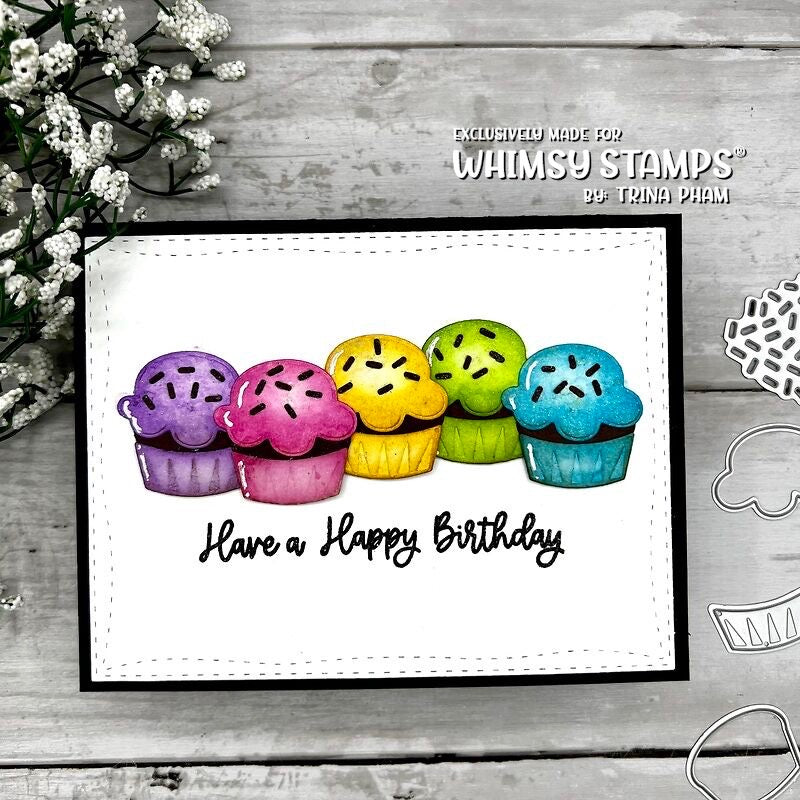 **NEW Cupcake Die Set - Whimsy Stamps