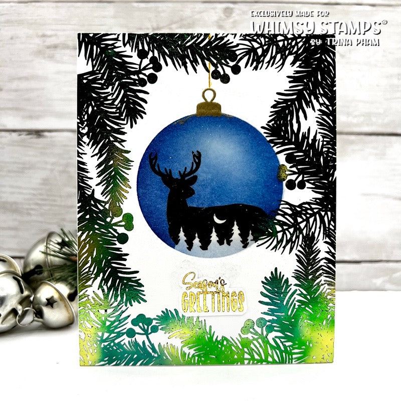 **PREORDER Winter Solstice Clear Stamps - Whimsy Stamps