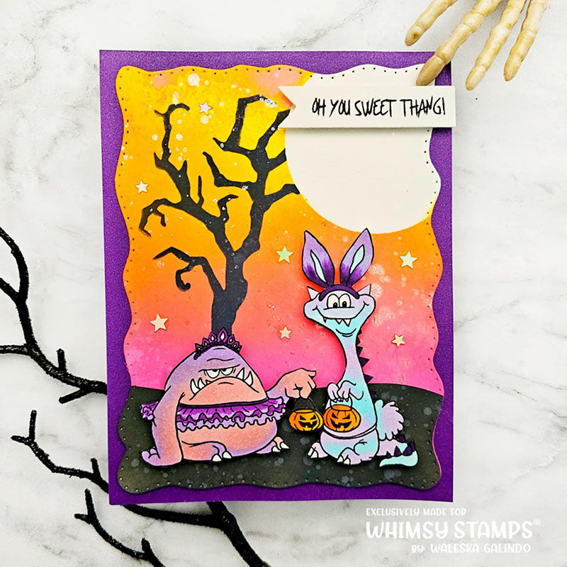 Monster Halloween Clear Stamps