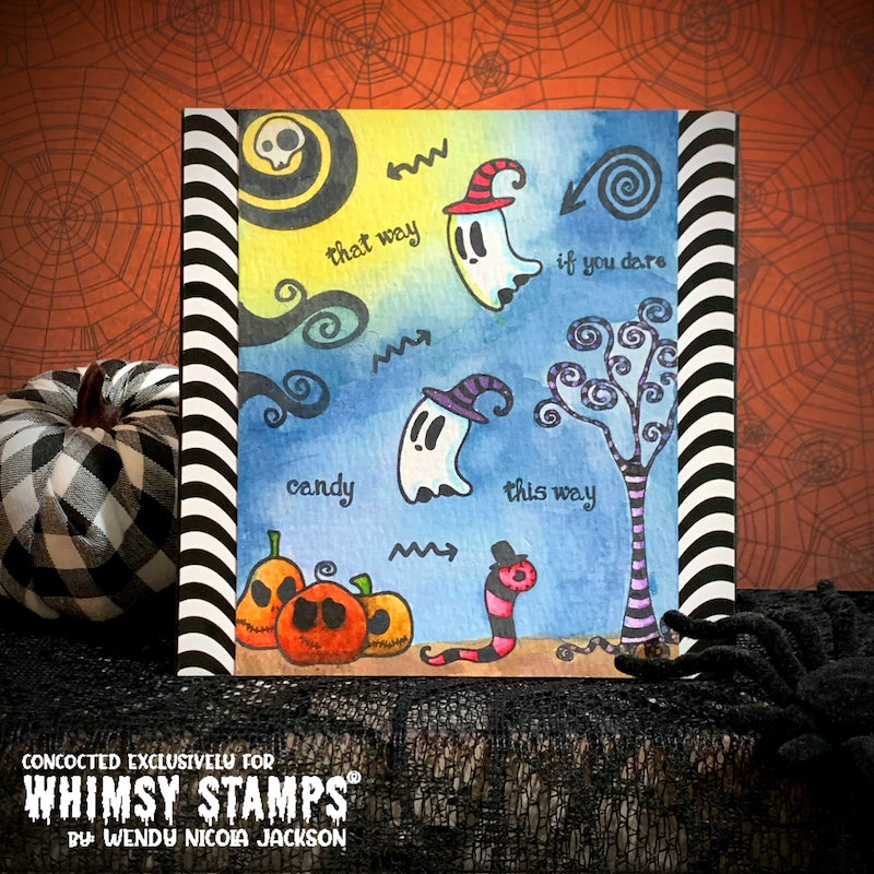 **NEW Nightmarish Clear Stamps - Whimsy Stamps