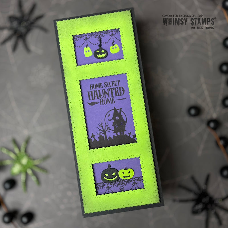 **NEW Home Sweet Haunted Home Clear Stamps - Whimsy Stamps