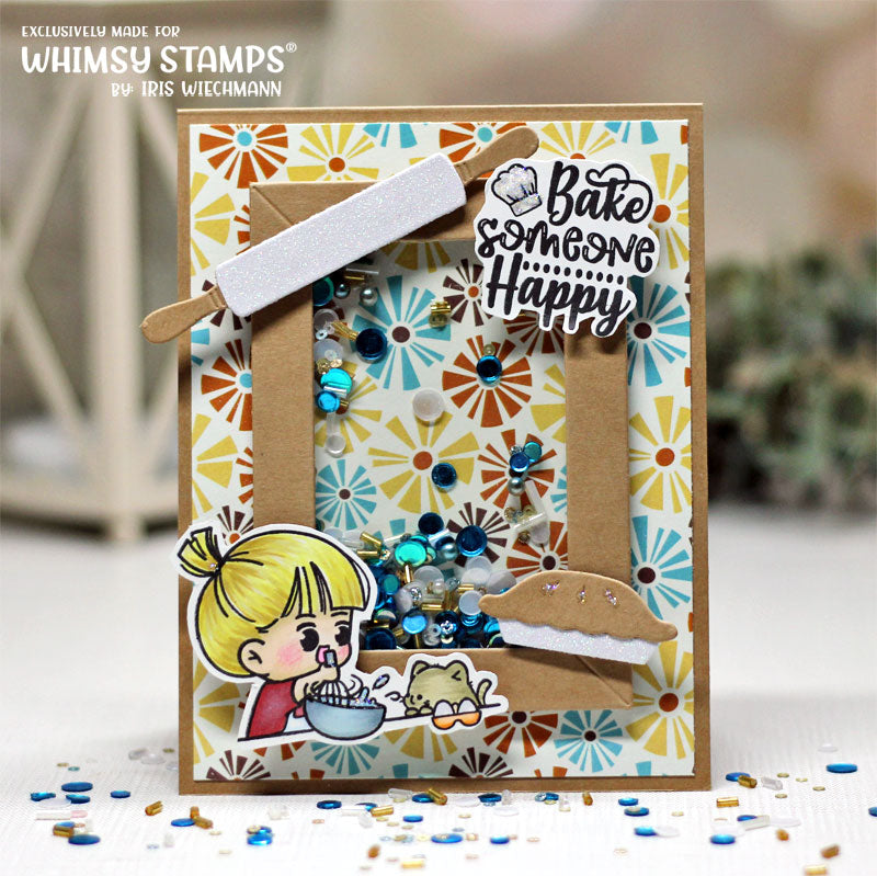 **NEW Just Roll with It Clear Stamps - Whimsy Stamps