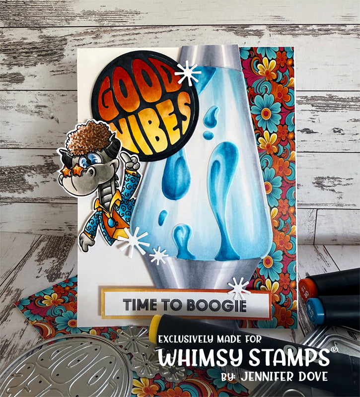 **NEW Lava Lamp Die Set - Whimsy Stamps