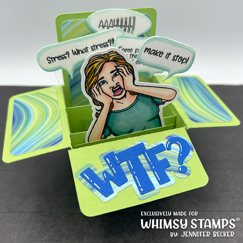 Comic Speech Bubbles Die Set - Whimsy Stamps