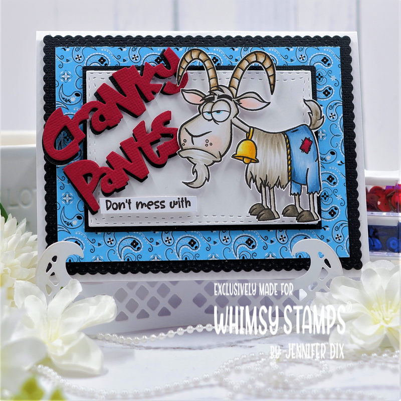 **NEW Cranky Pants Clear Stamps - Whimsy Stamps