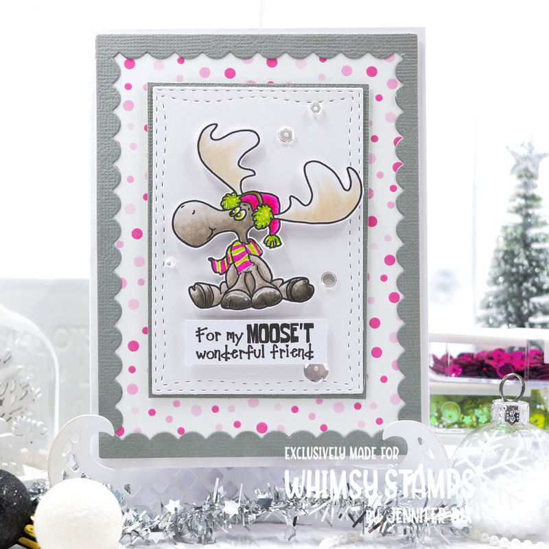 **NEW Moose't Wonderful Clear Stamps - Whimsy Stamps