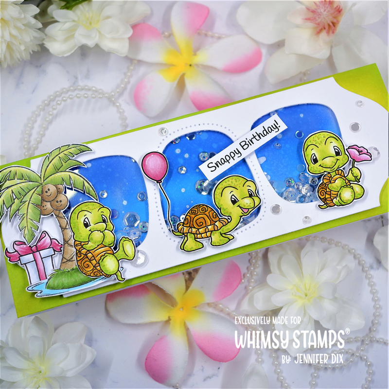 **NEW Turtle Tales Clear Stamps - Whimsy Stamps