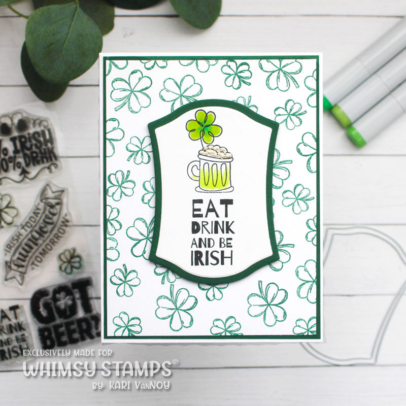 **NEW Got Beer Clear Stamps - Whimsy Stamps