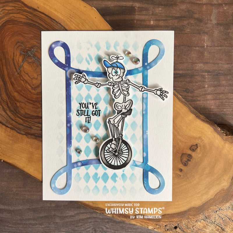 **NEW Never Grow Old Clear Stamps - Whimsy Stamps