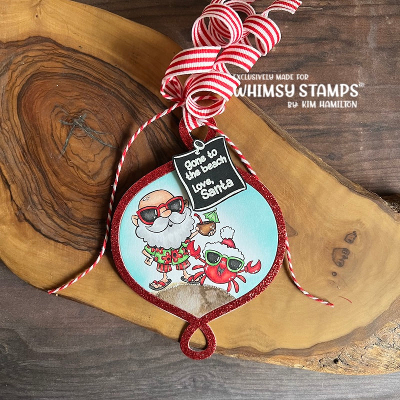 **NEW Tropical Christmas Clear Stamps - Whimsy Stamps