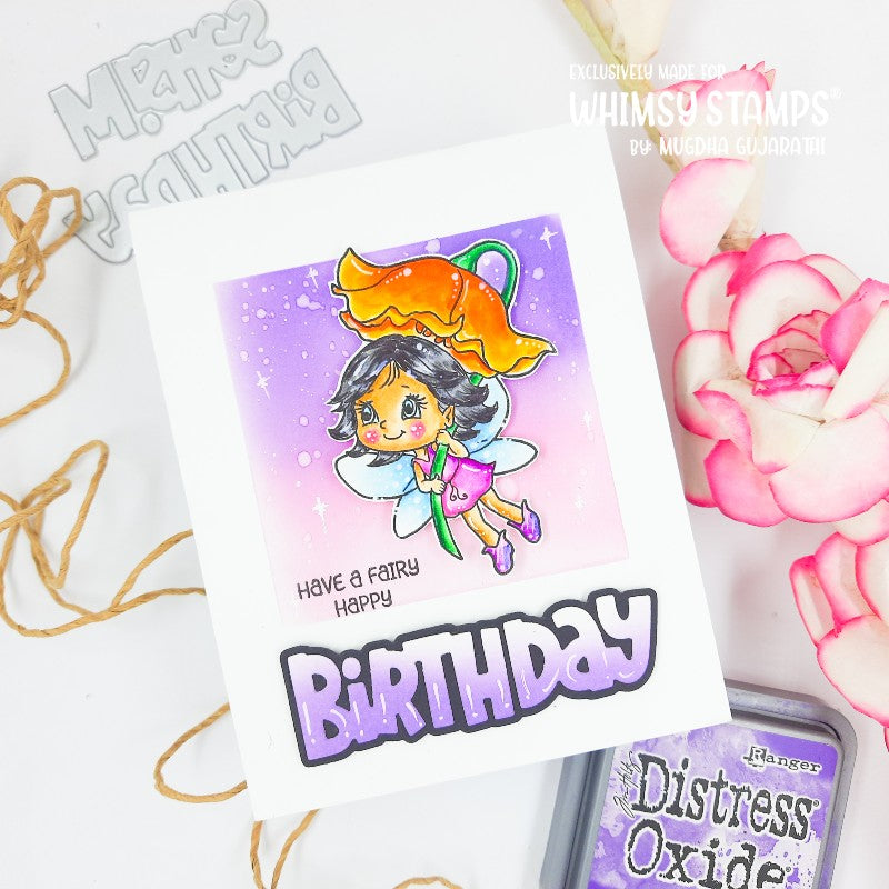 **NEW Fairy Wishes Clear Stamps - Whimsy Stamps