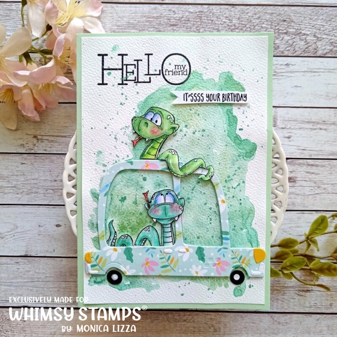 Sassy Snakes Clear Stamps