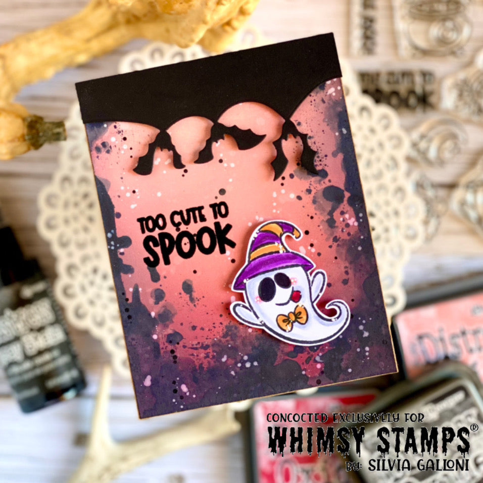 **NEW Boo Ghosts Clear Stamps - Whimsy Stamps